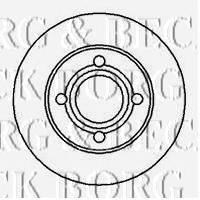 Тормозной диск BORG & BECK BBD4943