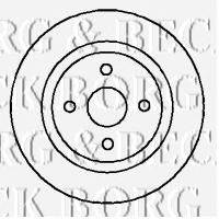 Тормозной диск BORG & BECK BBD4955