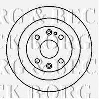 Тормозной диск BORG & BECK BBD4994