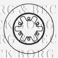 Тормозной диск BORG & BECK BBD5012