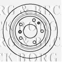 Тормозной диск BORG & BECK BBD5075