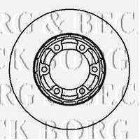 Тормозной диск BORG & BECK BBD5098