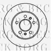Тормозной диск BORG & BECK BBD5102