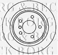 Тормозной диск BORG & BECK BBD5715S