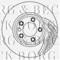 Тормозной диск BORG & BECK BBD5758S