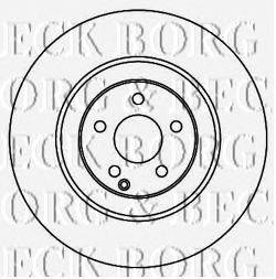 Тормозной диск BORG & BECK BBD5922S