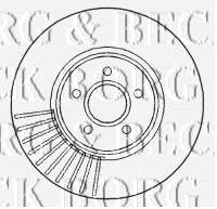 Тормозной диск BORG & BECK BBD5925S