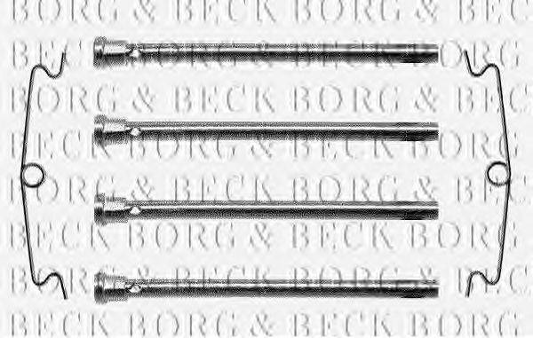 Комплектующие, колодки дискового тормоза BORG & BECK BBK1024