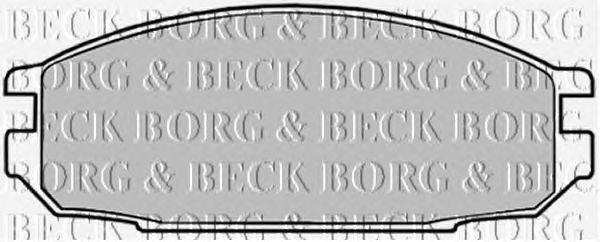 Комплект тормозных колодок, дисковый тормоз BORG & BECK BBP1331