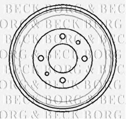 Тормозной барабан BORG & BECK BBR7009