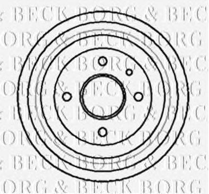 Тормозной барабан BORG & BECK BBR7010