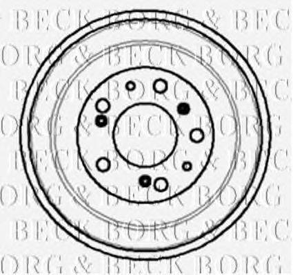 Тормозной барабан BORG & BECK BBR7011