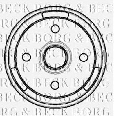 Тормозной барабан BORG & BECK BBR7019