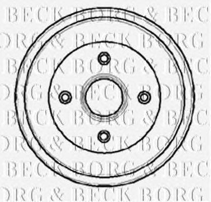 Тормозной барабан BORG & BECK BBR7033
