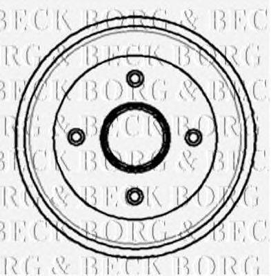 Тормозной барабан BORG & BECK BBR7065