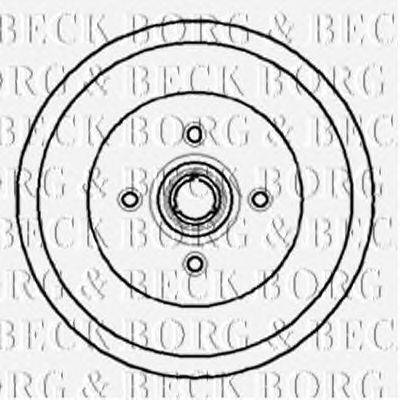 Тормозной барабан BORG & BECK BBR7066