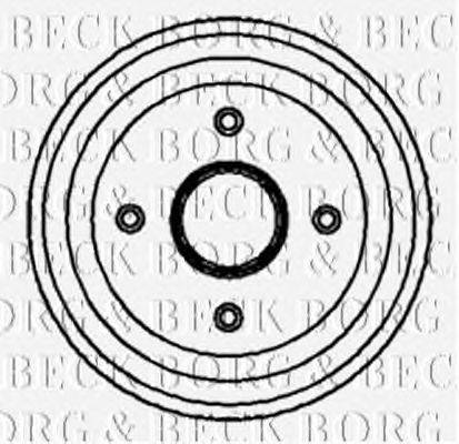 Тормозной барабан BORG & BECK BBR7068