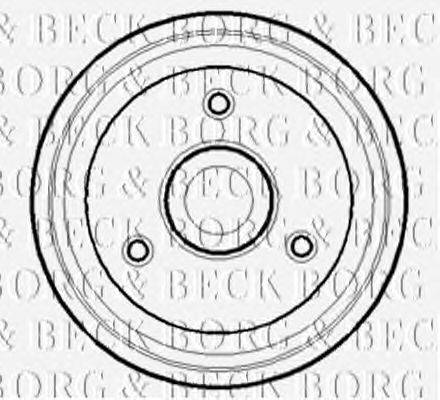 Тормозной барабан BORG & BECK BBR7071