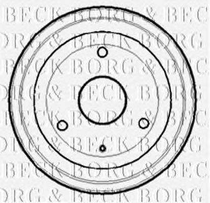 Тормозной барабан BORG & BECK BBR7073