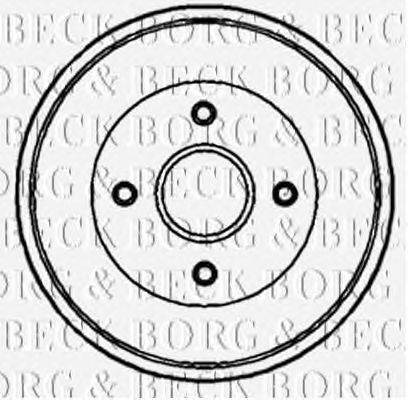 Тормозной барабан BORG & BECK BBR7087