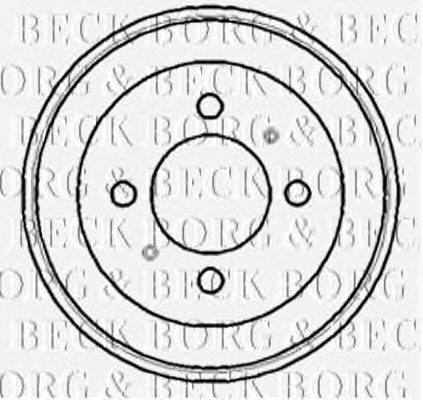 Тормозной барабан BORG & BECK BBR7104