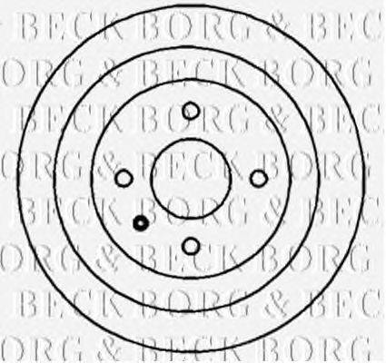 Тормозной барабан BORG & BECK BBR7106