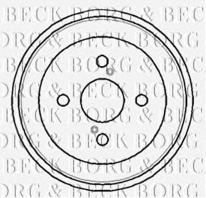 Тормозной барабан BORG & BECK BBR7108