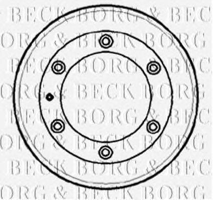 Тормозной барабан BORG & BECK BBR7110
