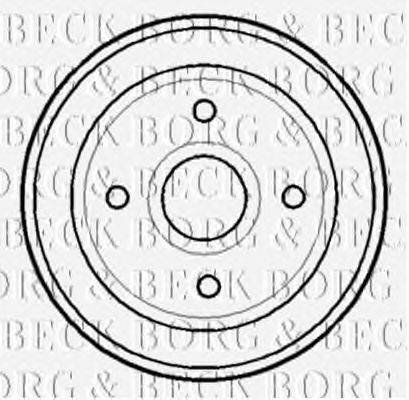 Тормозной барабан BORG & BECK BBR7115