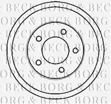 Тормозной барабан BORG & BECK BBR7117