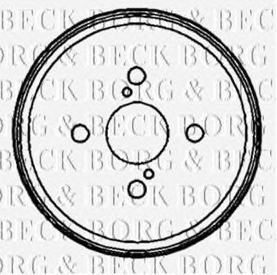 Тормозной барабан BORG & BECK BBR7130