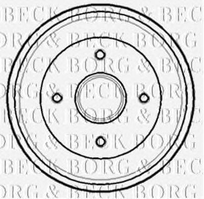 Тормозной барабан BORG & BECK BBR7137
