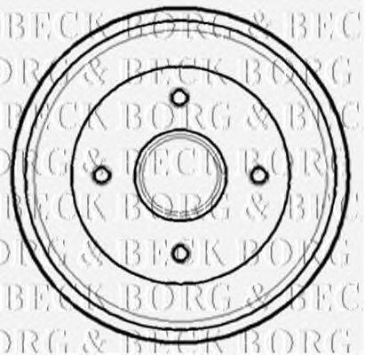 Тормозной барабан BORG & BECK BBR7138