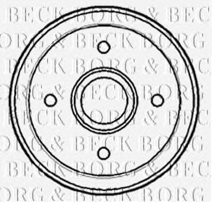Тормозной барабан BORG & BECK BBR7144