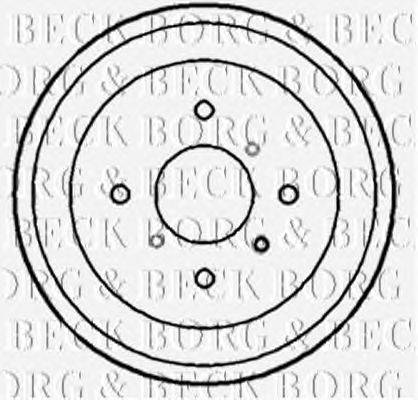 Тормозной барабан BORG & BECK BBR7146