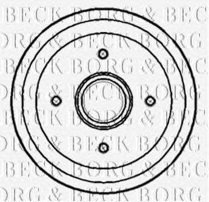 Тормозной барабан BORG & BECK BBR7149