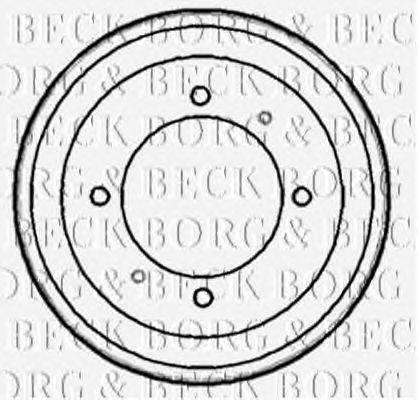 Тормозной барабан BORG & BECK BBR7153