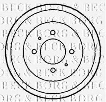 Тормозной барабан BORG & BECK BBR7164