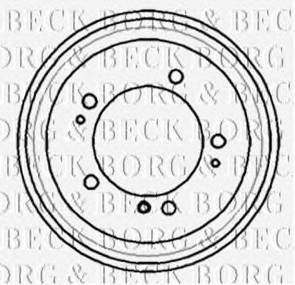 Тормозной барабан BORG & BECK BBR7170