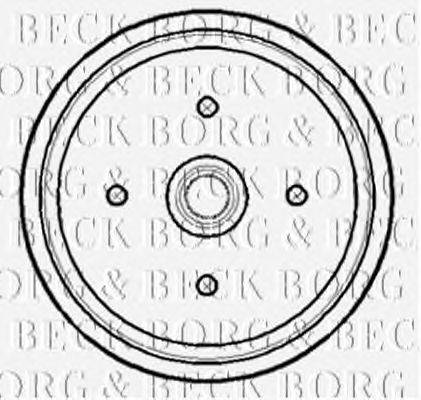 Тормозной барабан BORG & BECK BBR7174
