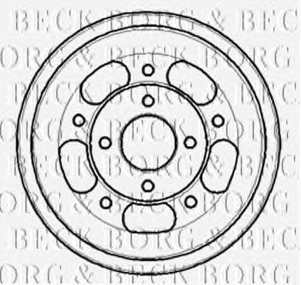 Тормозной барабан BORG & BECK BBR7177