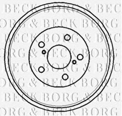 Тормозной барабан BORG & BECK BBR7179
