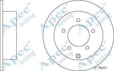 Тормозной диск APEC braking DSK2640