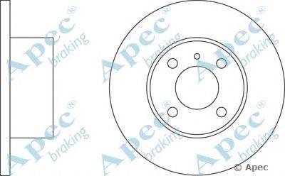 Тормозной диск APEC braking DSK510