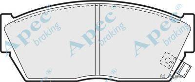 Комплект тормозных колодок, дисковый тормоз APEC braking PAD458