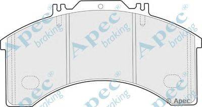 Комплект тормозных колодок, дисковый тормоз APEC braking PAD851