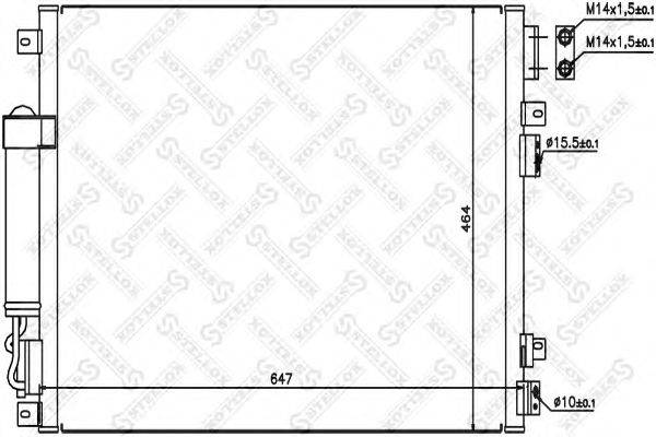 Конденсатор, кондиционер STELLOX 1045414SX