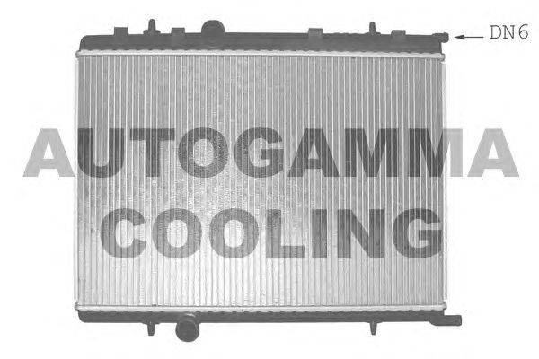 Радиатор, охлаждение двигателя AUTOGAMMA 103690