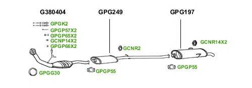 Система выпуска ОГ GT Exhaust 1506