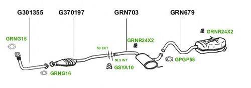 Система выпуска ОГ GT Exhaust 1838